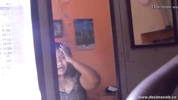 desimasala.co - Big Boob Aunty Bathing and Showing Huge Wet Melons