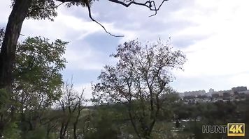 HUNT4K. Boy for cash let stranger try anal sex with his girlfriend