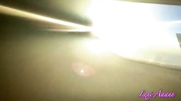 Slutty teen lets me finger her in Airplane