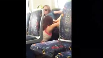 Lesbians caught in public bus