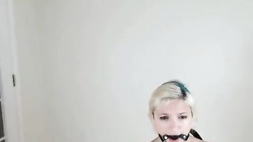 Young blonde in bdsm