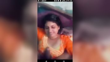Indian mom and son boy