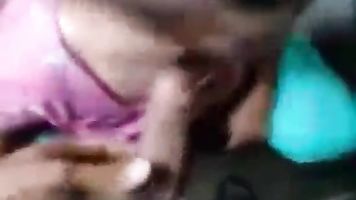 Indian desi bhabhi sucking her boyfriend's dick in bathroom