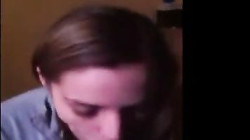 White Model Bitch with Black Cock in Her Throat