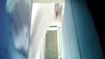 caught my sister shaving her pussy hidden cam