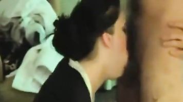 lovely and passionate blowjob in hotel room