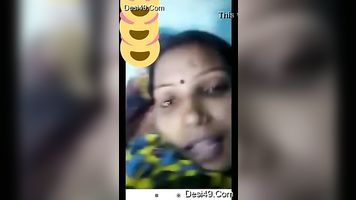 My Sexy Bhabhi Showing Her Boobs On Video Call -1
