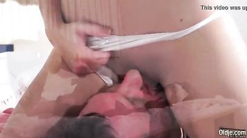 old young porn smoking hot teen fucks older man gets facial cumshot